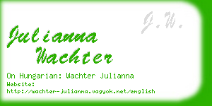 julianna wachter business card